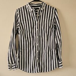 Banana Republic Striped Button Down Shirt